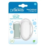 DR BROWN'S Baby Cepillo de Dientes de Silicona 3m+ Verde