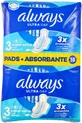ALWAYS Ultra Day Super Extra Wings Taille 3, 16 pièces