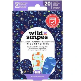 AMBITAS Wild Stripes Kids Space Kids Pegatinas Coloridas en 3 Tamaños 20 Piezas