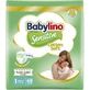 BABYLINO Sensitive Katoenen Zachte Luiers Nr1 (2-5 kg) 68 Stuks
