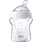CHICCO Botella Silicona Vidrio Sensación Natural Blanco 0m+ 150ml