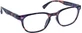 EYELEAD Reading-Presbyopia Glasses Tartar-Black Red Red E253 +3.00