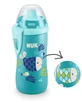 NUK First Choice Junior Cup Chameleon (Schimbă culoarea) Push-Pull Cup cu capac care schimbă culoarea de la 18 luni, 300 ml în diferite modele - albastru