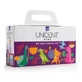 UNIDENT Kids My First Dental Kit cu periuță de dinți pastă de dinți și apă de gură cu aromă de Bubble Gum