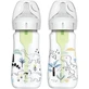 DR BROWN'S Bouteille en plastique Options+ avec silicone Col large Dinosaures 2 pièces 270ml WB 92026