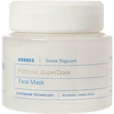 KORRES Griechischer Joghurt Super Dose Gesichtsmaske Super-verstärkte Probiotika für Hydratation & Ernährung 100ml