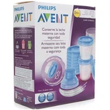 AVENT Breast milk storage containers with adapters 10 pieces