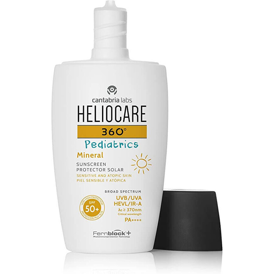 Heliocare 360 Crema Solar Pediatrica con FPS 50+, 50 ml, Cantabria Labs