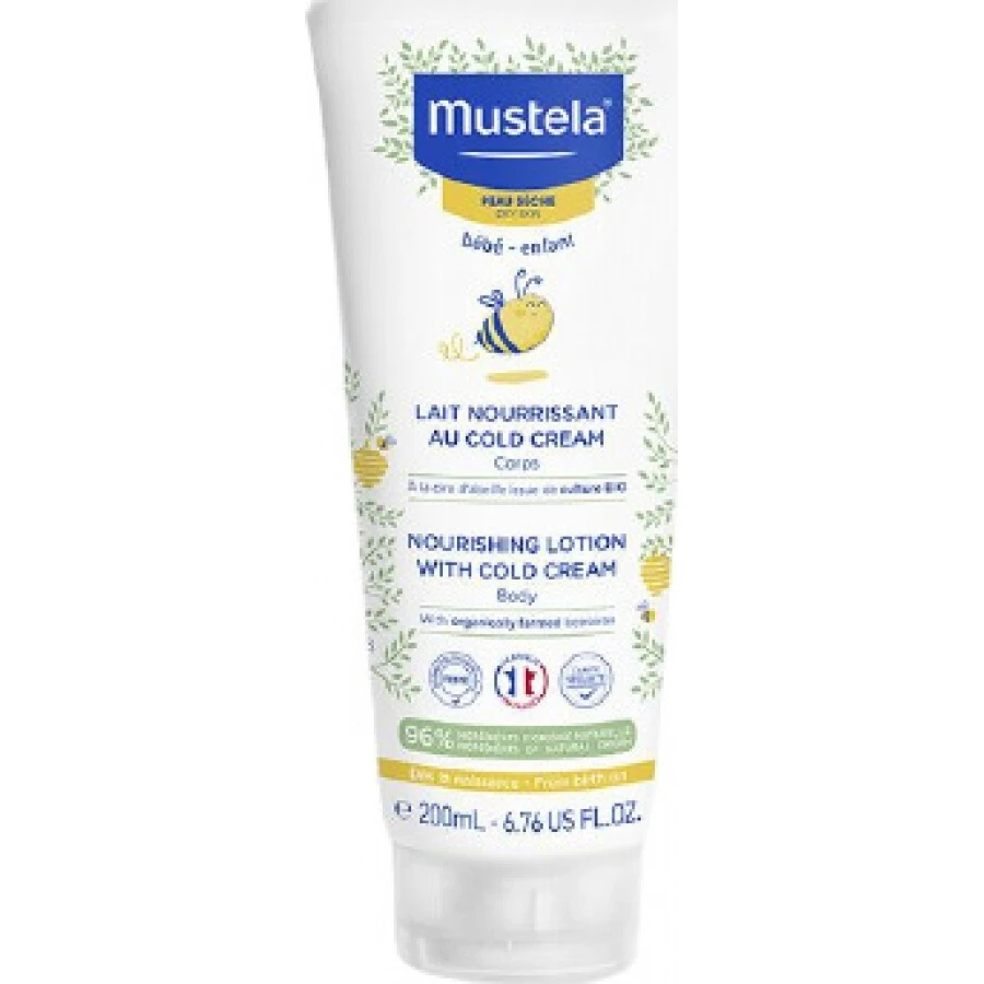 MUSTELA Bebe Voedende Crème Met Koude Crème Baby Hydraterende Gezichtscrème Bij Droogte 40ml