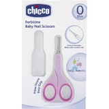 CHICCO Tijeras de seguridad con estuche Rosa