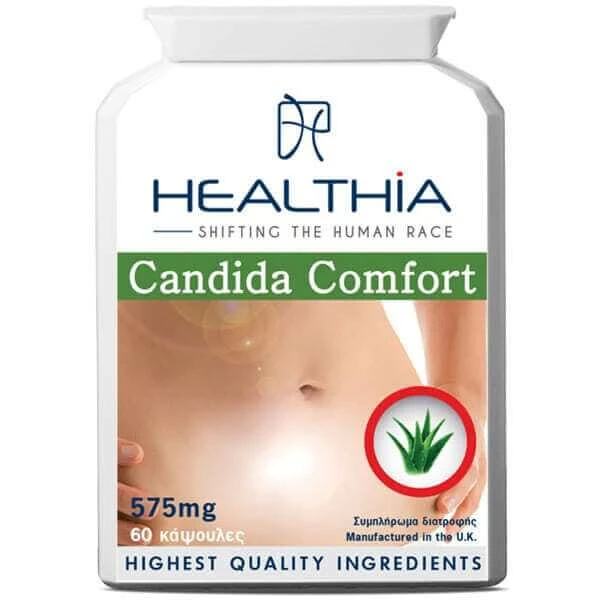 HEALTHIA Candida Comfort 575mg 60 Capsules