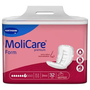 MOLICARE Premium Form Acateia Napkins 7 Drops 32 Pieces