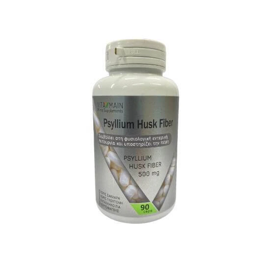 VITAMAIN Fibre de Psyllium 500mg 90 Capsules