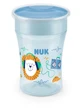 NUK Magic Cup Training Cup cu margine și capac 8m+ 230ml în diferite culori - albastru