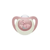 NUK Silicone Soother First Choice Night For 0-6 Months, With Case