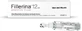 FILLERINA 12HA verdichtende filler graad 5 gel voor volumevergroting van de lippen &amp; opvullen van perimetrische rimpels 7ml