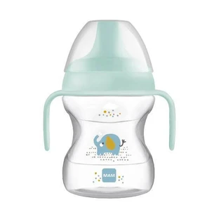 MAM Learn To Drink Cup Wild Animals 6+ Months Blue 190ml