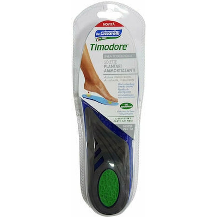CICCAR Dr Ciccarelli Timodore Linea Podologica Anti-cushioning rehabilitation insoles for daily use No 41-47 1 Pair