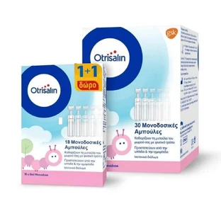 OTRISALIN Plastic wegwerpampullen 5ml x30 + 18 gratis
