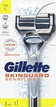 GILLETTE SkinGuard scheermachine voor gevoelige huid 1 machine & 2 reserveonderdelen