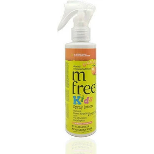 M-FREE Kids Spray Lotion Mandarijn Kruideninsectenwerend middel voor kinderen met mandarijngeur 125ml