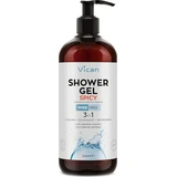 WISE Men Gel doccia Uomo Gel doccia speziato per la freschezza con fragranza di cardamomo e arancia amara 500ml