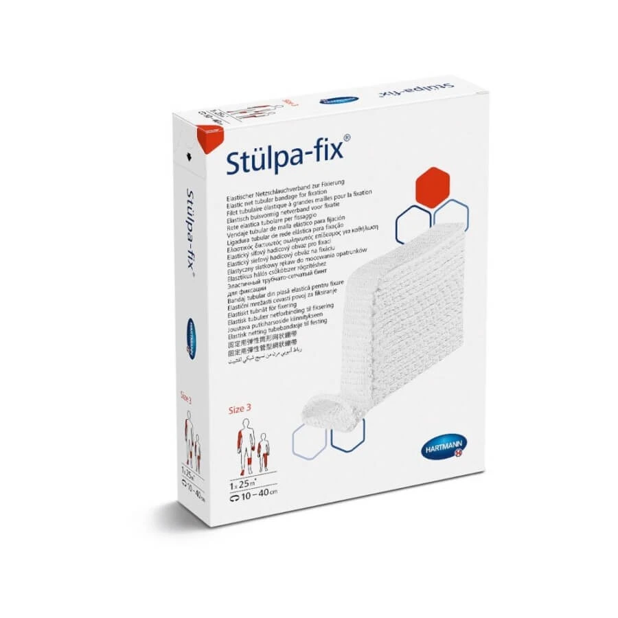 HARTMANN Stulpa-Fix Netzbandage No3 10-40cm 25m