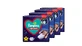 PAMPERS Pantalones de Noche Pantalones de Noche para Bebé No.4 9-15Kg 100 Piezas (4 Paquetes de 25 Piezas)