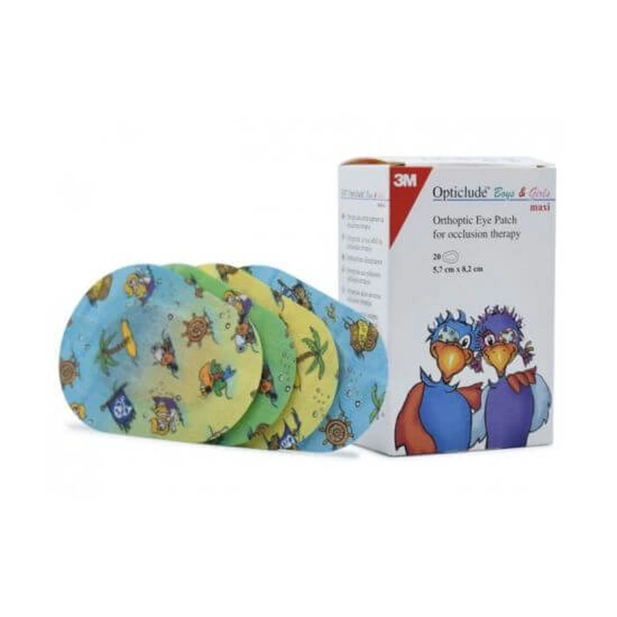 3M Opticlude Maxi Ocular Bandage For Children x20 Patches