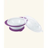 NUK Food Bowl with 2 lids Easy Learning Blue 6m+ In Various Colours - Purple