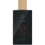 WISE Men Eau de Toilette Spicy Cardamom & Bitter Orange Notes Parfum pour homme avec des notes de cardamome et d'orange pour une sensation de fraîcheur 100ml