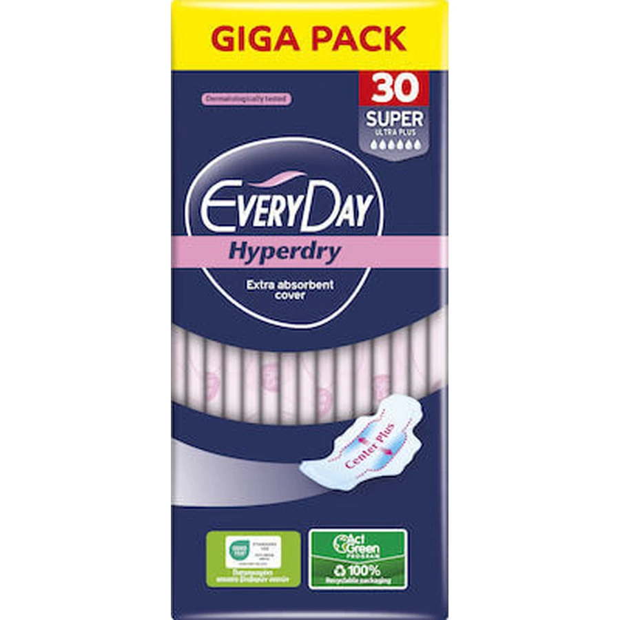 EVERYDAY Giga Pack Hyperdry Super Ultra Plus 30 stuks