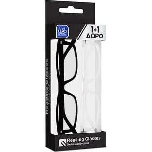 EYELEAD Reading Glasses - Presbyopia Black(E221) & Clear(E223) +2.00