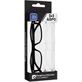 EYELEAD Reading Glasses - Presbyopia Black(E221) & Clear(E223) +2.00
