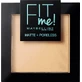 MAYBELLINE Fit Me Matte & Poreless Powder Powder for Matte & Natural Coverage No115 Ivory 9g