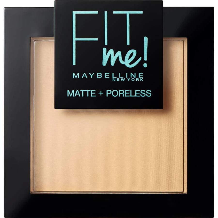 MAYBELLINE Fit Me Matte & Poreless Powder Powder for Matte & Natural Coverage No115 Ivory 9g