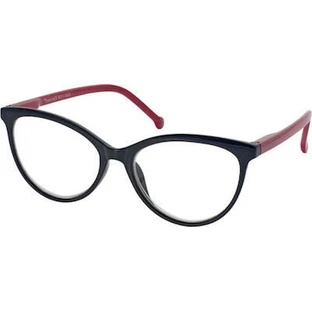 EYELEAD Presbyopia - Reading Glasses Black-Red Red-Black E200 +3.00