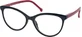 EYELEAD Presbyopia - Reading Glasses Black-Red Red-Black E200 +3.00