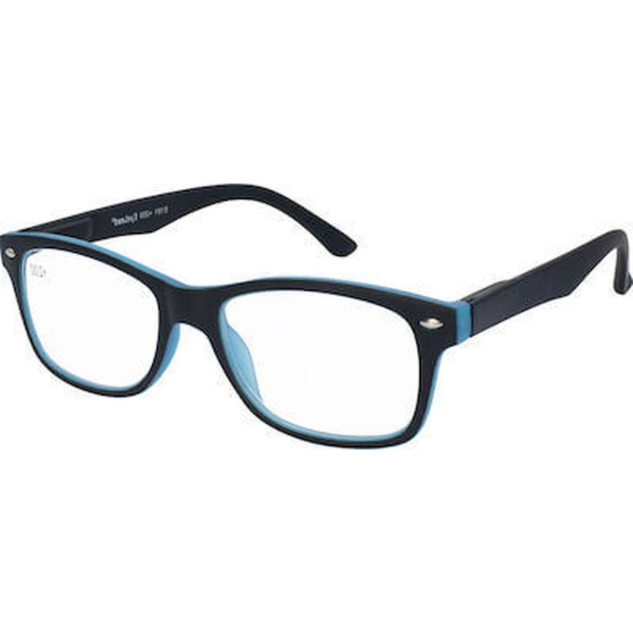 EYELEAD Presbytie - Lunettes de lecture Noir-Bleu Coquina E191 +3.50