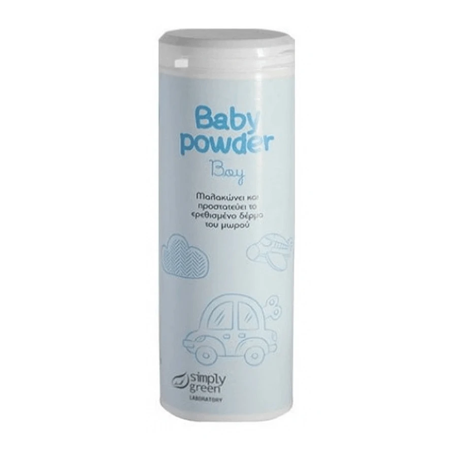 SIMPLY GREEN Baby Puder "Boy" Baby Puder Erweichung & Reparatur der gereizten Haut des Jungen 110g