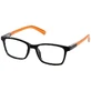 EYELEAD Presbyopia Glasses E260 Orange-Black Granite 2.00