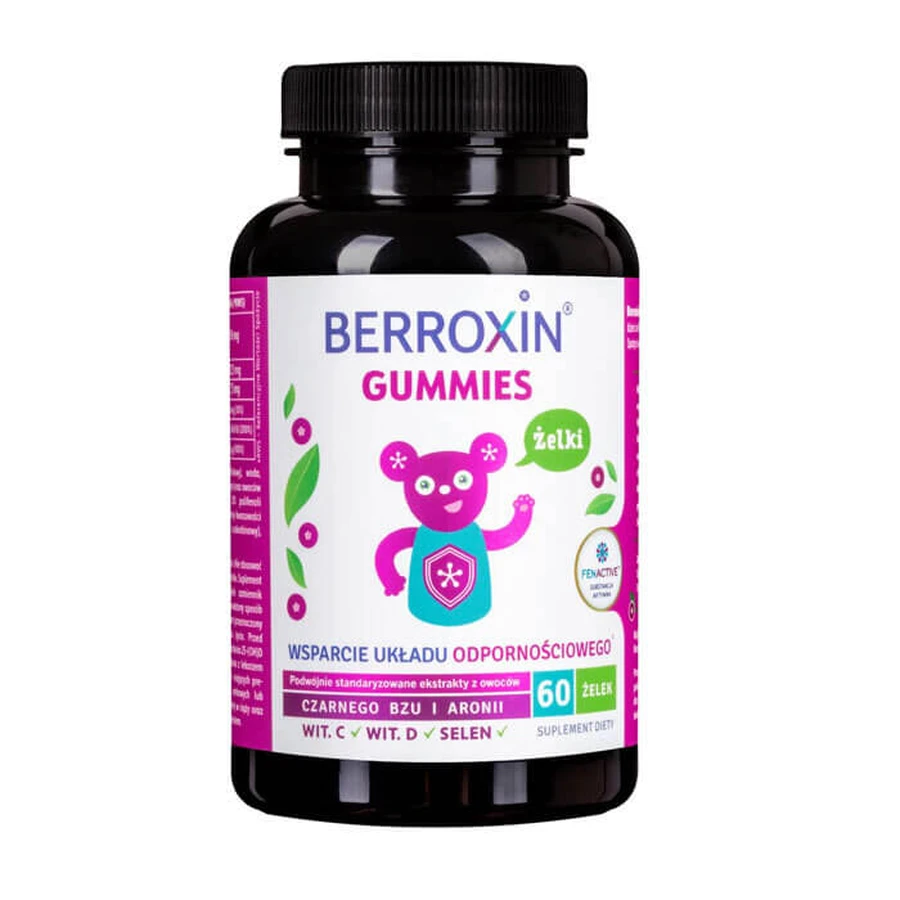 UPLAB Berroxin Gummies Supplement for Immune Support 60 Gummies