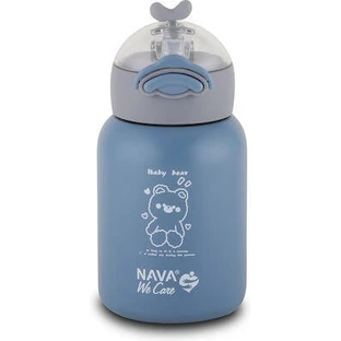 NAVA Botella Térmica de Acero Inoxidable We Care Azul 350ml (10-110-002)