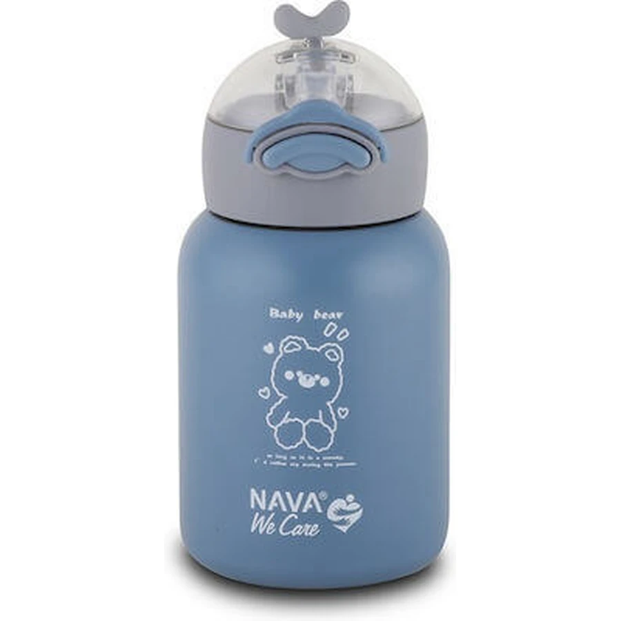 NAVA Botella Térmica de Acero Inoxidable We Care Azul 350ml (10-110-002)