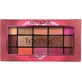 TECHNIC Ombre à paupières pressée Pigment Hot Love Palette de 15 nuances