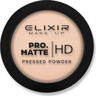 ELIXIR Pro Matte HD Puder prasowany 204 Latte Coffee 9gr