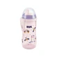 NUK Kiddy Cup Tetina Nocturna 12m+ 300ml En Varios Colores - Morado