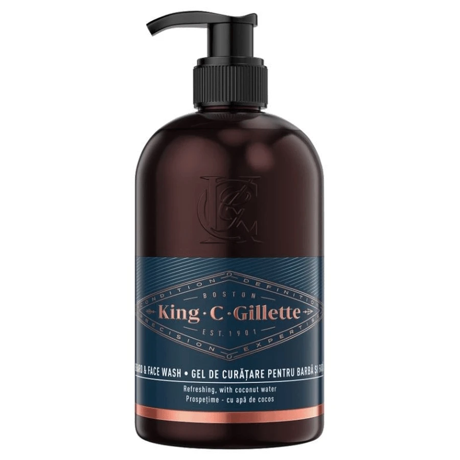 GILLETTE King C Beard & Face Wash King C Men's Beard & Face Wash 350ml