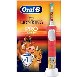 ORAL B Vitality Pro Kids 3+ Jahre Der König der Löwen Elektrische Zahnbürste für Kinder ab 3 Jahren & Reiseetui