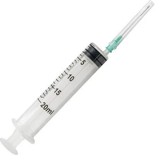 NIPRO Syringe With Needle 20ml 21G 1 1/2" 1 piece